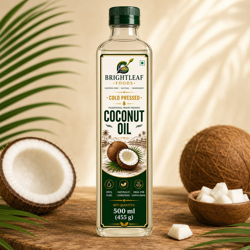 BrightLeaf Cold-Pressed Coconut Oil